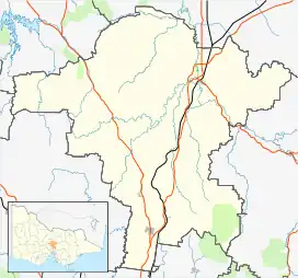 Heathcote Junction is located in Shire of Mitchell