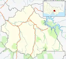 Thornton is located in Shire of Murrindindi