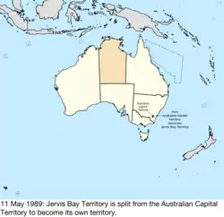 Map of Australia; for details, refer to adjacent text