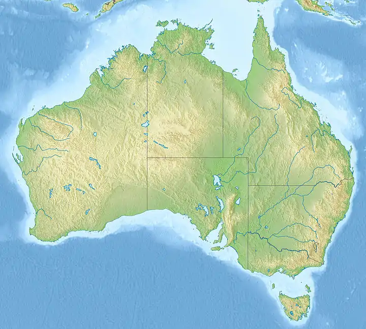 Forty Lake Peak is located in Australia