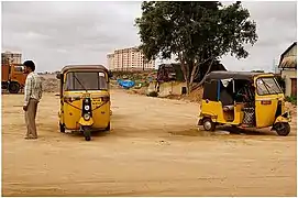 A Bajaj Auto rickshaw in Hyderabad.