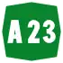 Autostrada A23 shield}}