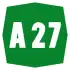 Autostrada A27 shield}}