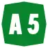 Autostrada A5 Italia.svg