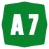 Autostrada A7 shield}}