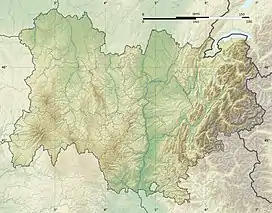 Janon is located in Auvergne-Rhône-Alpes