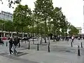 Footpath near the Arc de Triomphe