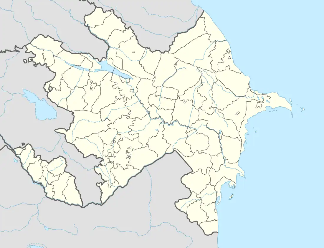 Bilajary is located in Azerbaijan