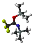 Ball-and-stick model of the BSTFA molecule