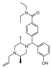 Chemical structure of BW373U86.