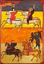 Facundus Beatus, f°135 The four horsemen