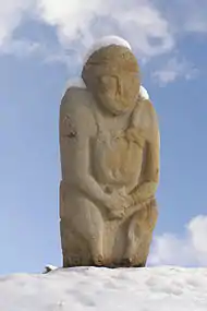 Cuman stone statue