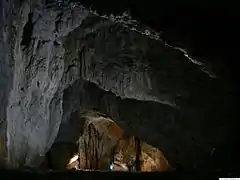 Interior of Bacho Kiro cave