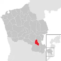 Location within Oberwart district