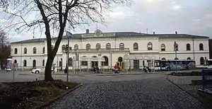 Crimmitschau station entrance building