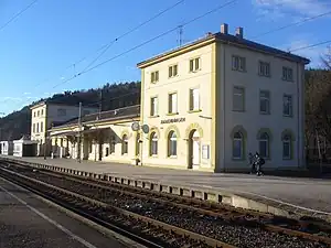 The last  station at Immendingen