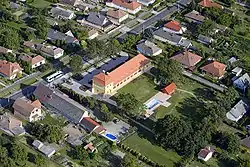 Aerial view of Balatonkeresztúr