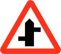 Staggered junction ahead