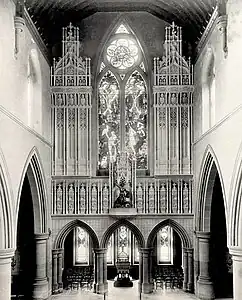 Baptistry screen, 1888