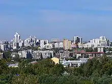 Barnaul as seen from the Nagorny Park