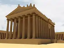 Digital reconstruction of the Temple of Bel from the New Palmyra project.