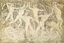 Combat of ten naked men