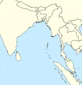 Location of Cleugh passage within the Andaman and Nicobar Islands