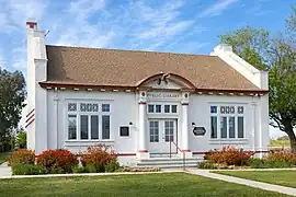 Bayliss Library, built in 1917 in Glenn County, California