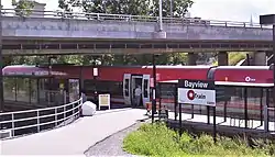 Bayview station in August 2005