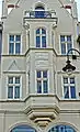 Bay-window on the square facade