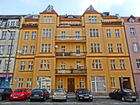 Main elevation from the street