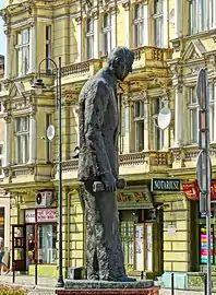 Wilhelm Kopp's Tenement in the backdrop