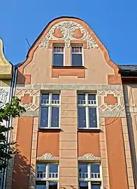 Details of Art Nouveau motifs