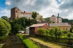 Bečov Castle (formerly Petschau Castle) in Bečov nad Teplou Czech Republic