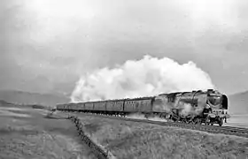 The Royal Scot approaches Beattock Summit in 1957