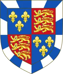 Arms of Beaufort, legitimized sons of John of Gaunt