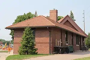 Chicago, Milwaukee and St. Paul Railway Company Passenger Depot, Beaver Dam, Wisconsin, 1900, Frost and Granger