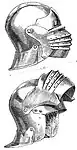 Italian bellows visored sallet (transitional from sallet to close helm)