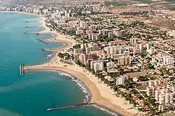 Aerial view of Benicàssim