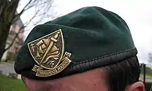 Beret and badge of the Commandos Marine.