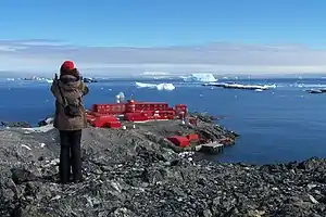 The Chilean base Bernardo O'Higgins Station