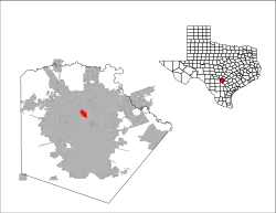 Location of Castle Hills, Texas