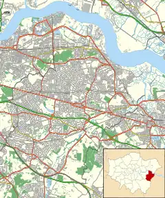 Erith and District Hospital is located in London Borough of Bexley