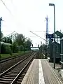 Platform looking towards Freiberg