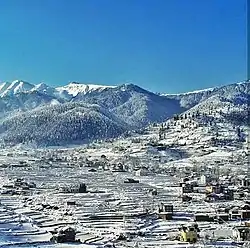 Bhaderwah in Snow