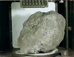 Big Bertha, collected on Apollo 14, is among the largest rock samples returned from the Moon (nearly 9 kilograms)