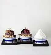 Various bingsu