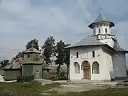 Wooden church in Șerbănești