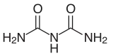 Skeletal formula of biuret