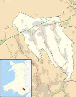 Aberbeeg is located in Blaenau Gwent